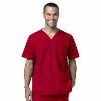 Scrub Top by Carhartt, Style: C15208-RED